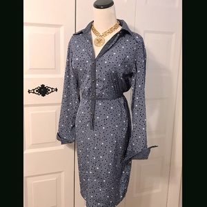 Ann Taylor Silk Polka Dot Dress
